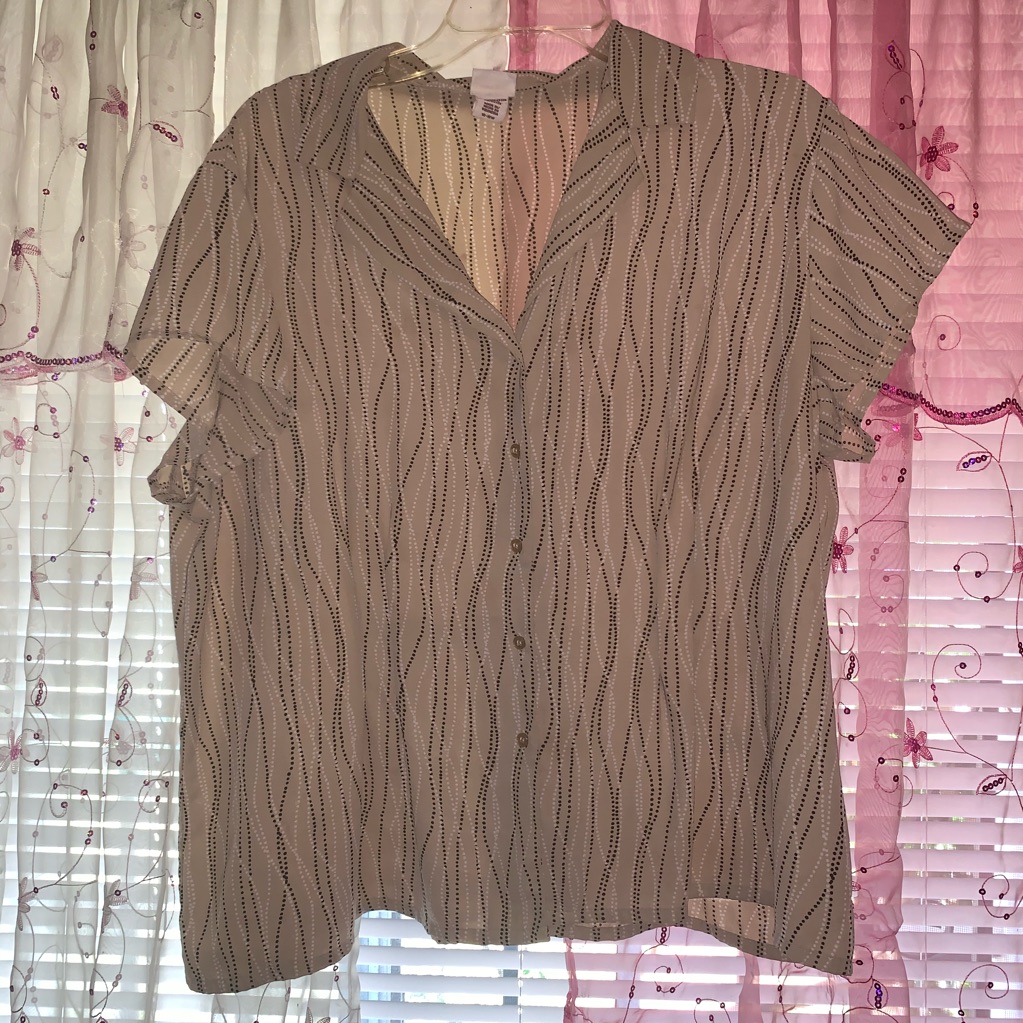 Waved Patterned Blouse